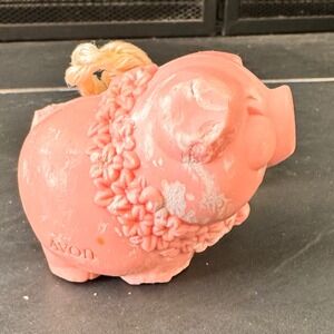 Vintage‎ Avon Petunia Piglet Soap-on-a-Rope in Original Box 5 oz. Collectible